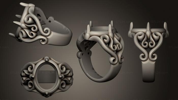 Jewelry rings (Ring 005, JVLRP_0114) 3D models for cnc